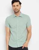 Camla Green Shirts For Men