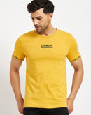 Camla Mustard T- Shirt For Men