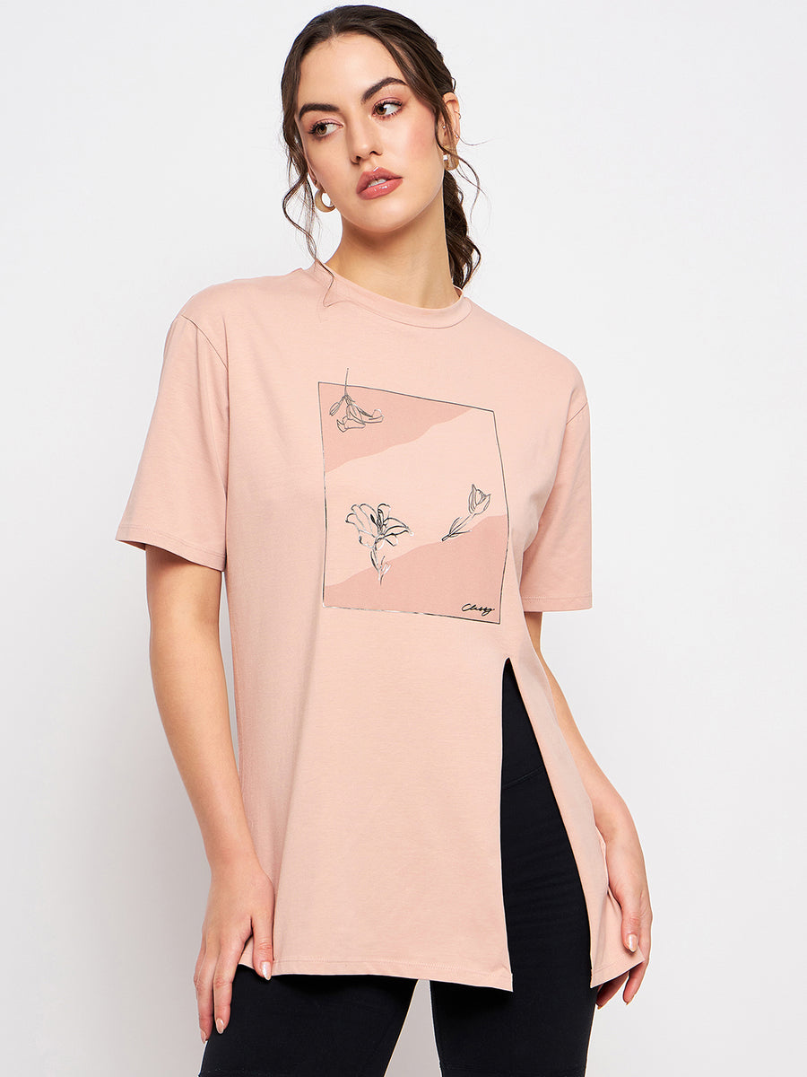 Camla Pink T- Shirt For Women