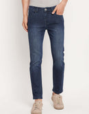 Camla Barcelona Navy Blue Regular Fit Jeans