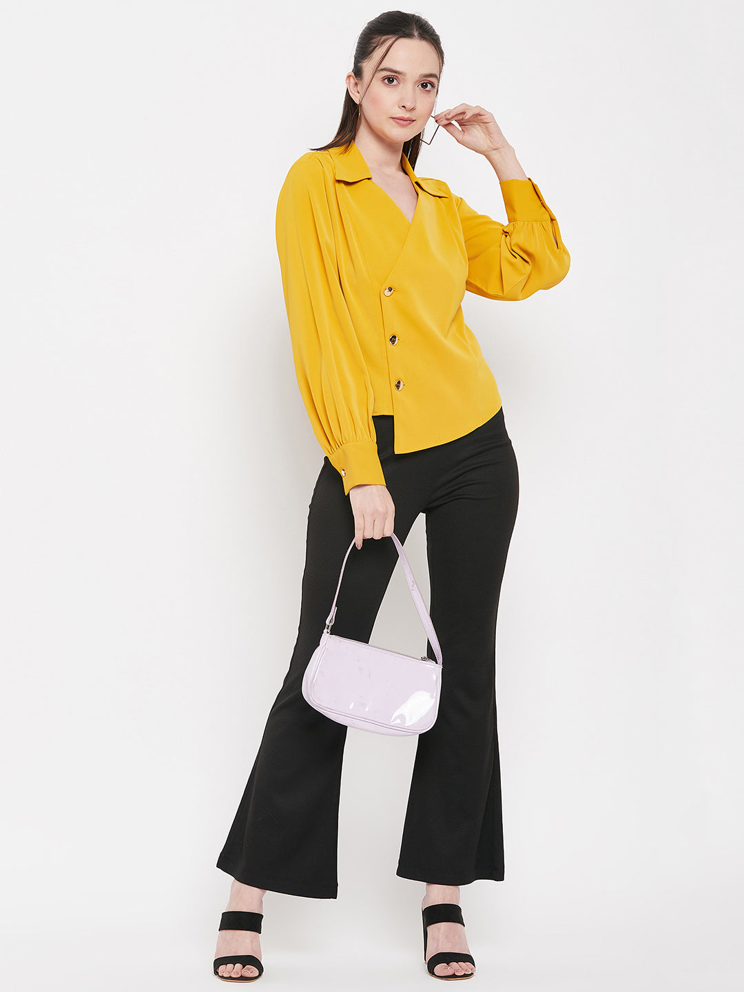 Camla Barcelona Yellow Shirt For Women