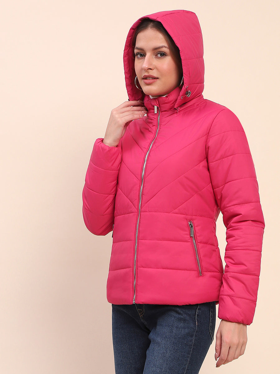 Camla Barcelona Quilted Hot Pink Jacket
