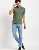 Camla Green T- Shirt For Men