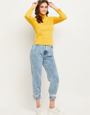 Camla Mustard Top  For Women