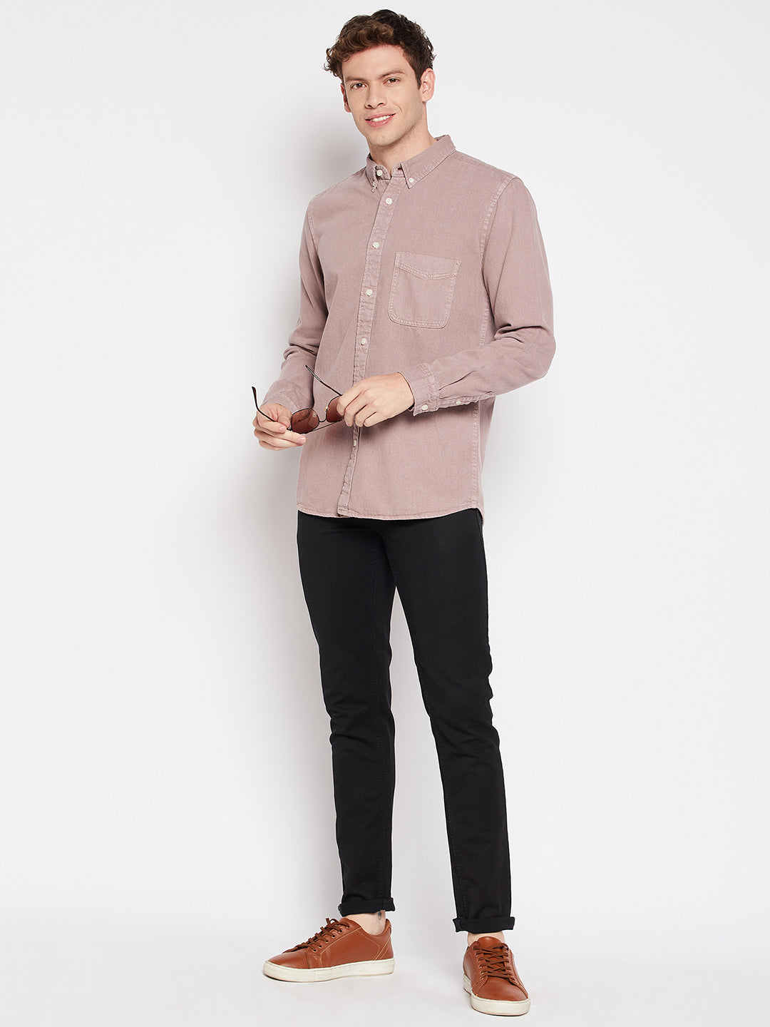 Camla Barcelona Lavender Shirt For Men