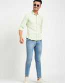 Camla Green Shirts For Men