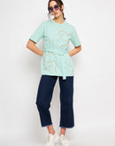 Camla Green T- Shirt For Women