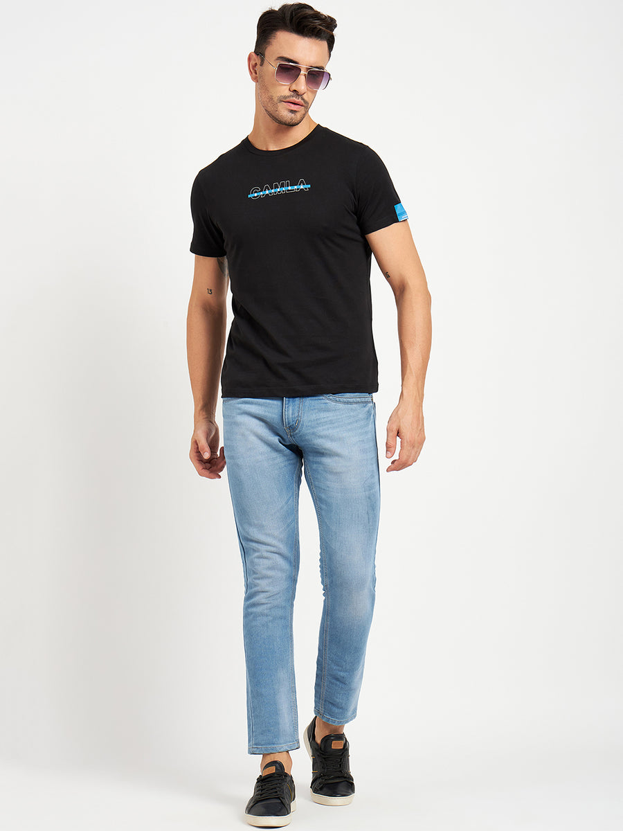 Camla Black T- Shirt For Men