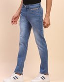 Camla Barcelona Whiskered Straight Blue Cotton Denim