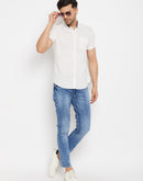 Camla White Shirts For Men