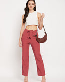 Camla Barcelona Brick Knot Belted Trousers