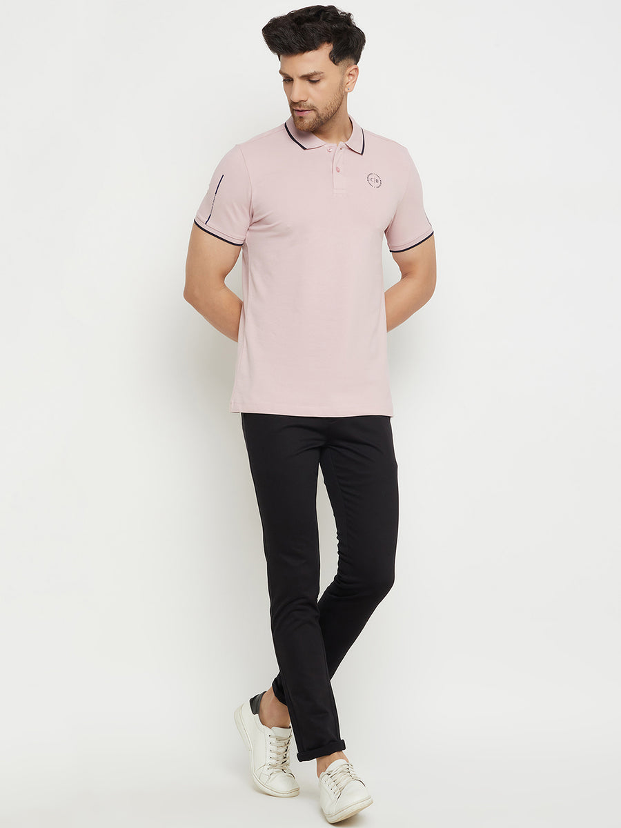 Camla Peach T -Shirt For Men