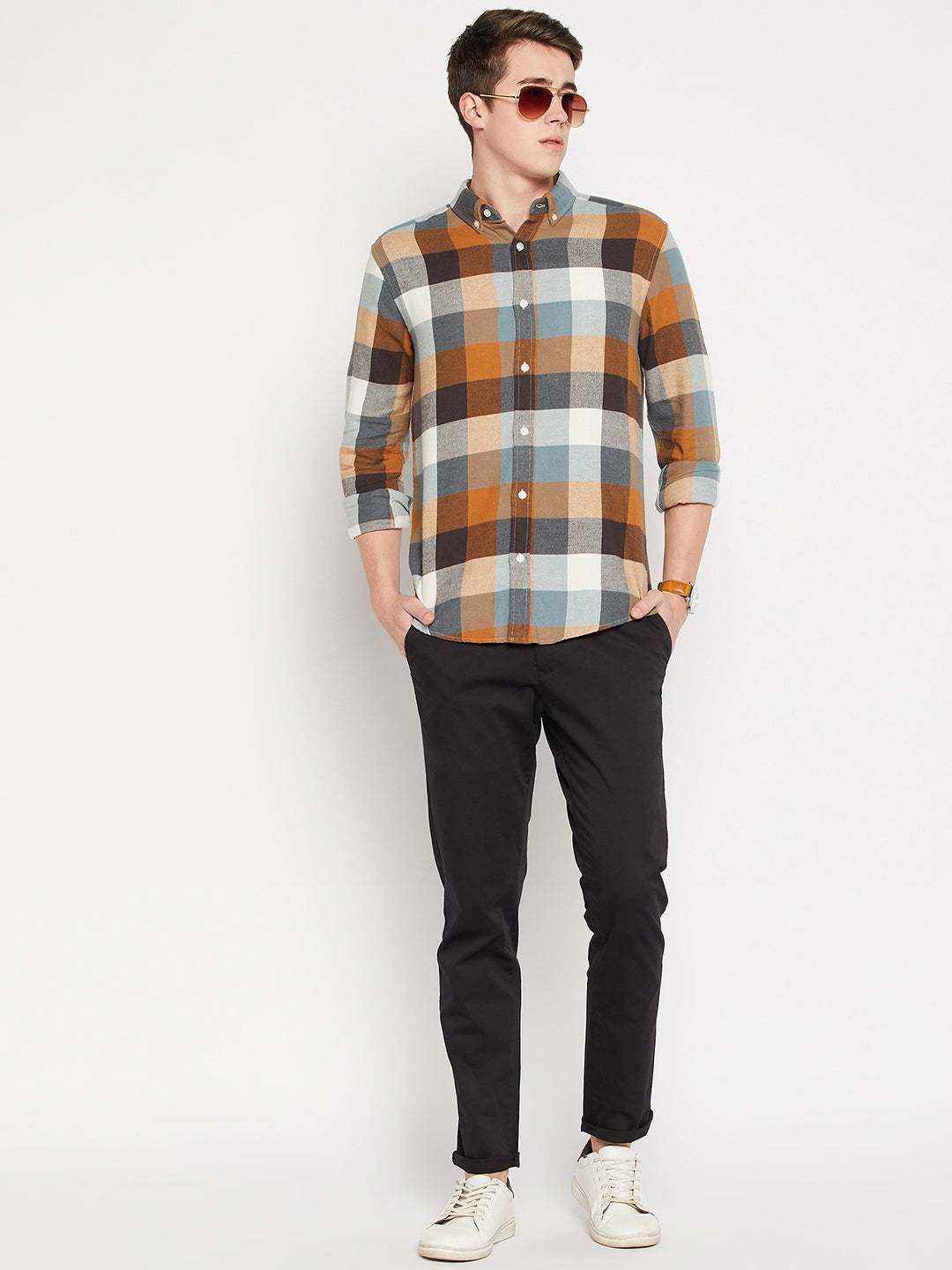 Camla Barcelona Warm Blue Shirt For Men