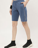 Msecret Typography Blue Boxer Shorts