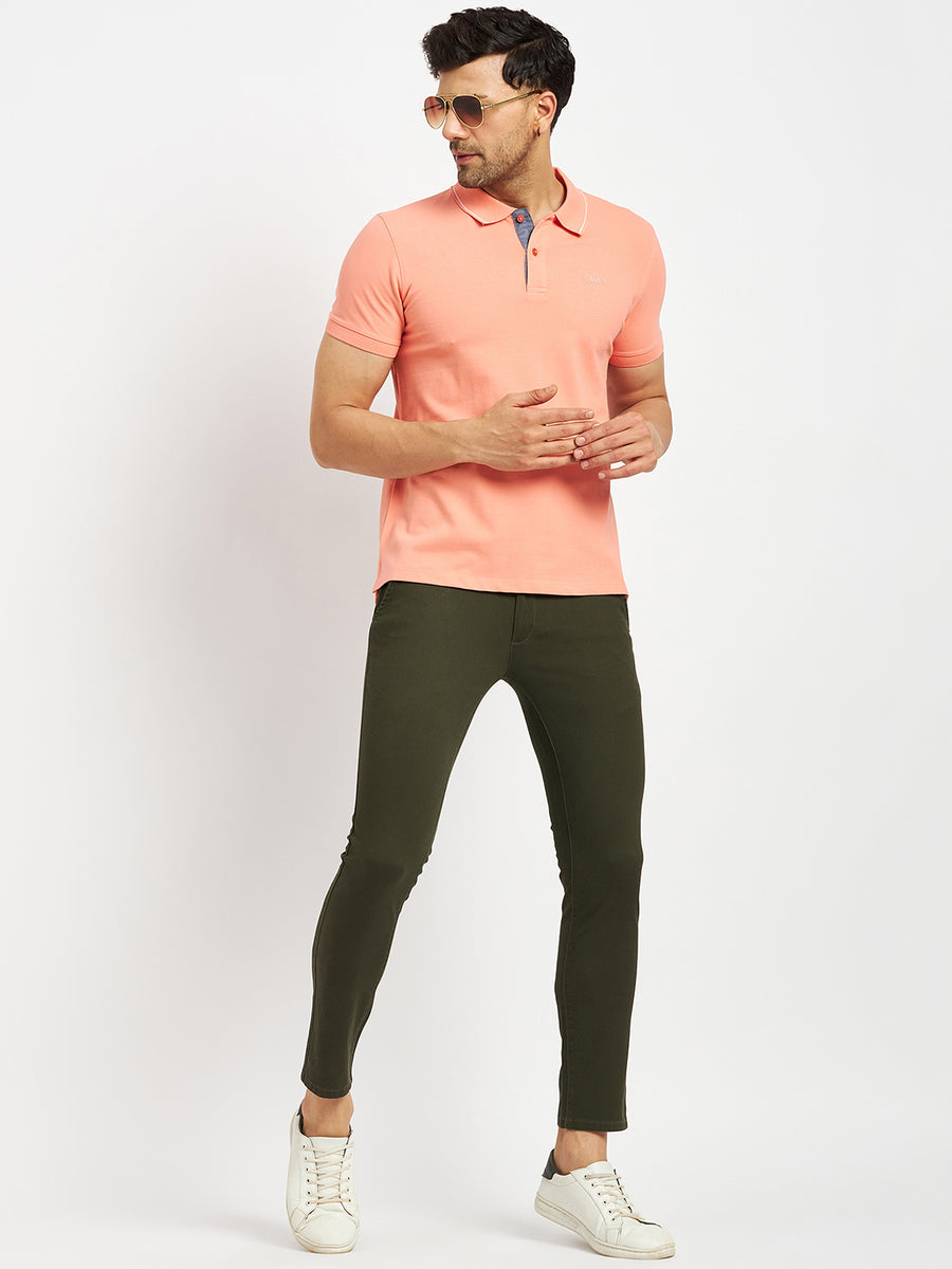 Camla Olivegreen Trouser For Men