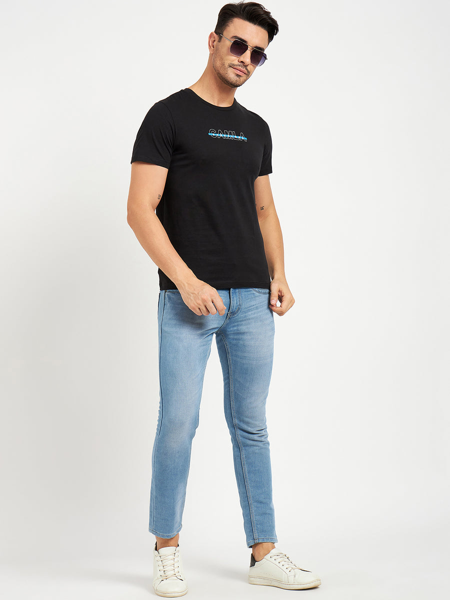Camla Black T- Shirt For Men