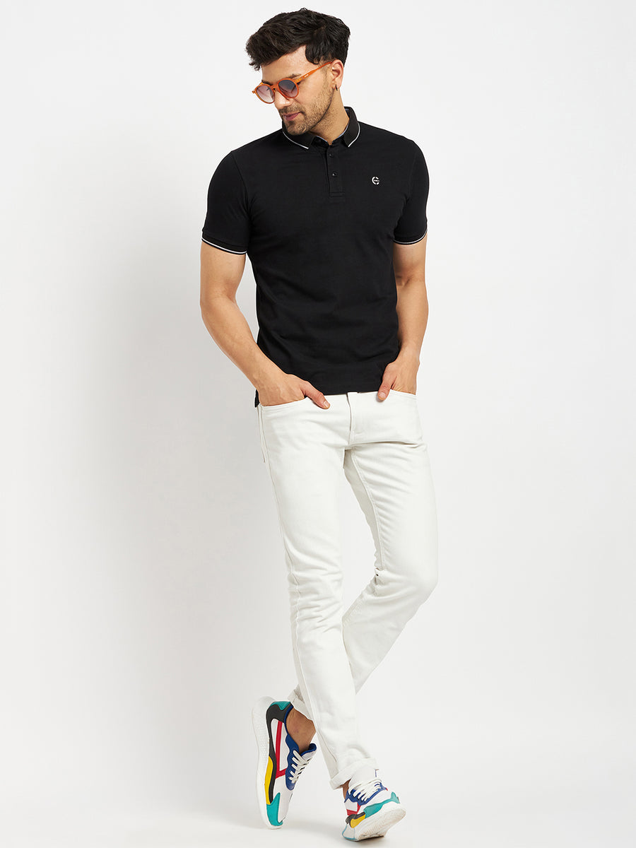 Camla Black T- Shirt For Men