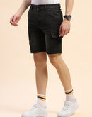 Camla Barcelona Lightly Washed Grey Flap Pocket Shorts