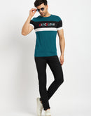 Camla Teal T- Shirt For Men