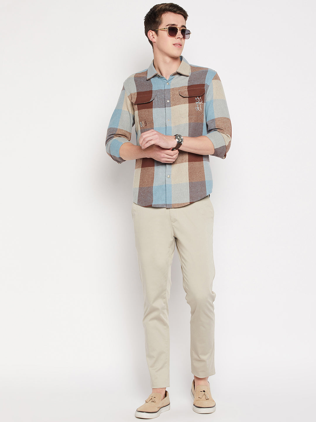 Camla Barcelona Sky Blue Shirt For Men