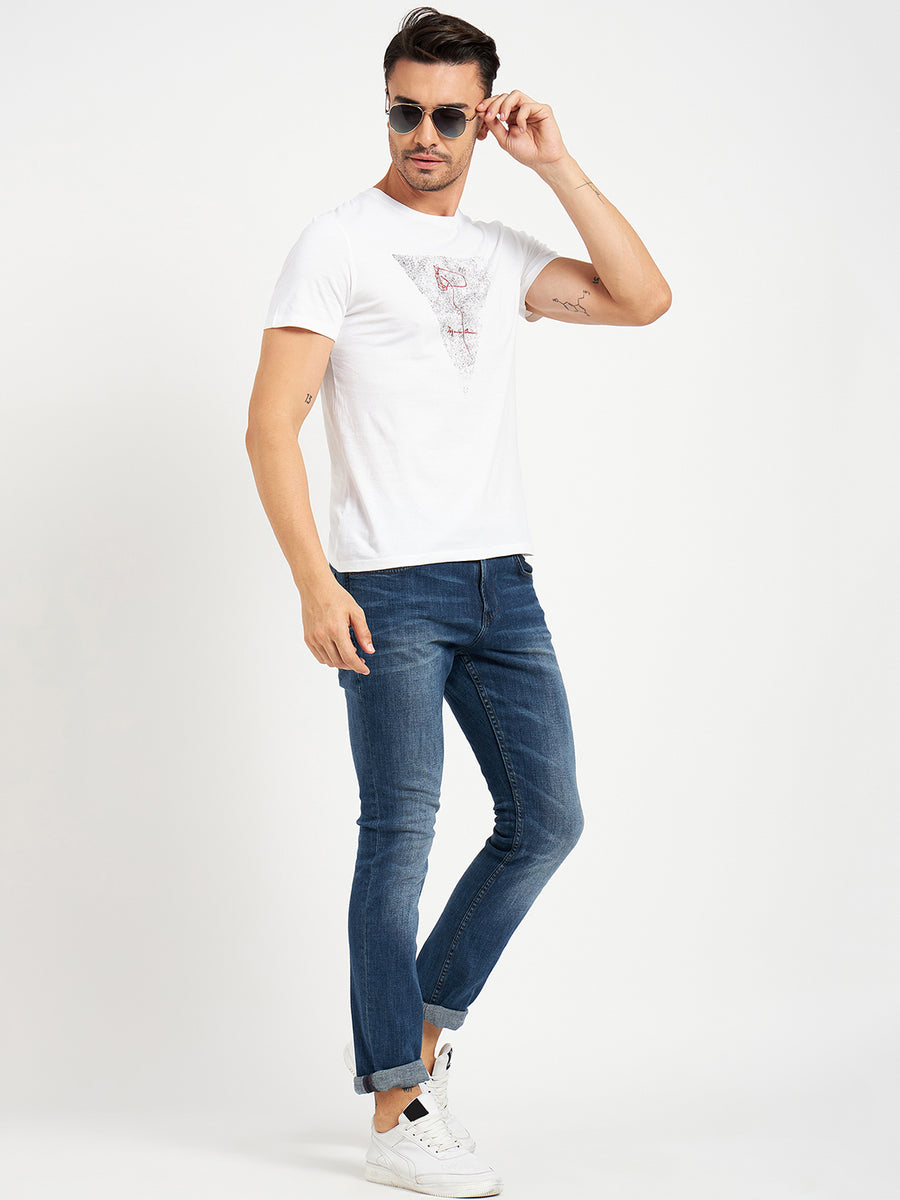 Camla White T- Shirt For Men