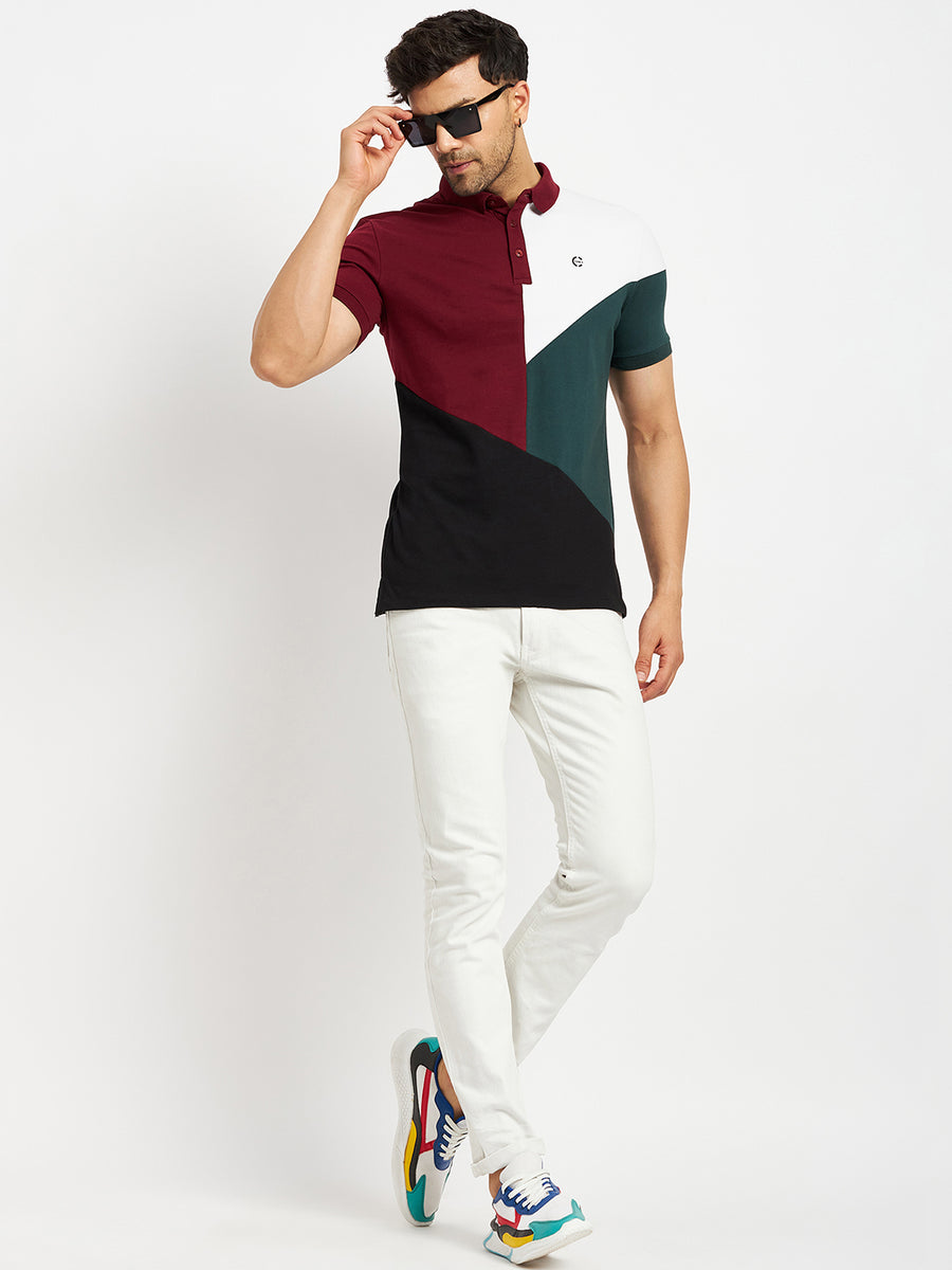 Camla Wine T- Shirt For Men