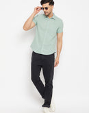 Camla Green Shirts For Men