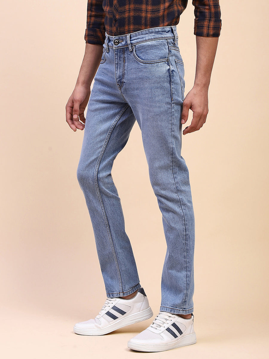 Camla Barcelona Light Fade Whiskered Blue Cotton Denim