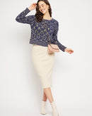 Camla Barcelona Navy Sweater For Women