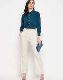 Camla Barcelona Peacock Green Solid Top