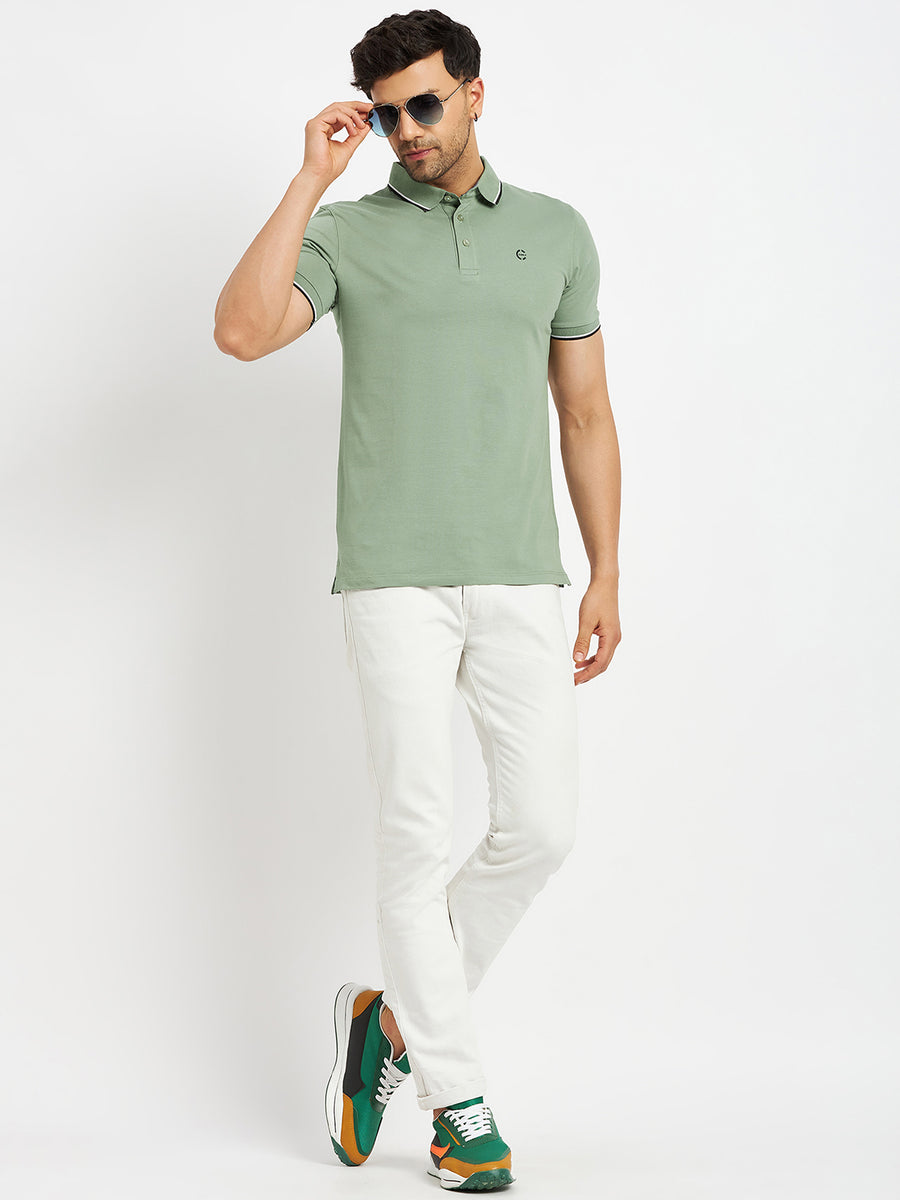 Camla Militarygreen T- Shirt For Men
