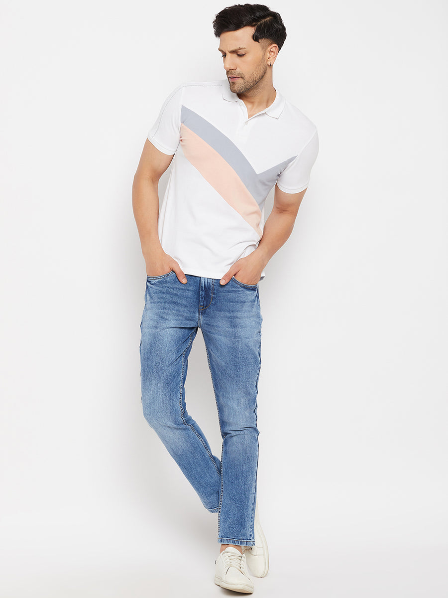Camla White T- Shirt For Men