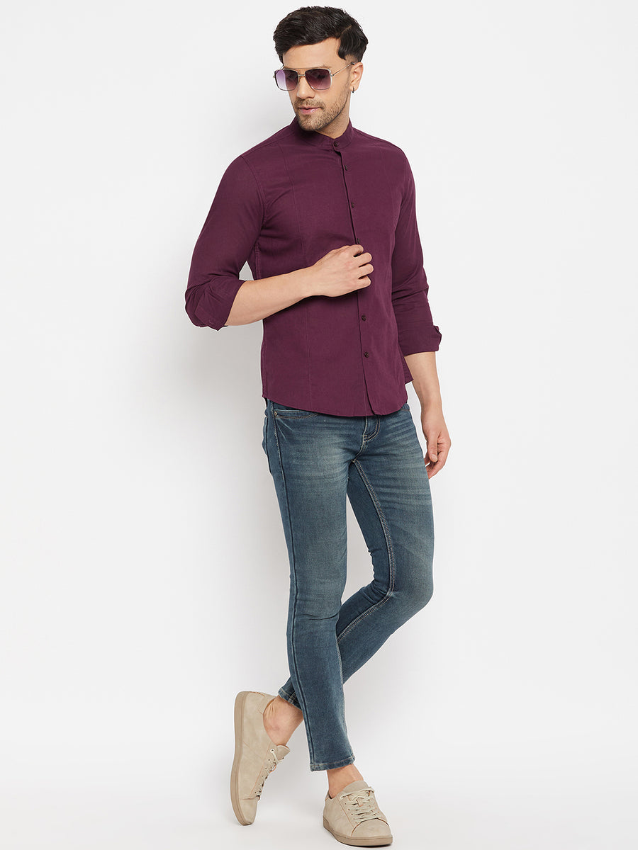 Camla Wine Shirts For Men