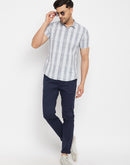 Camla Blue Shirts For Men