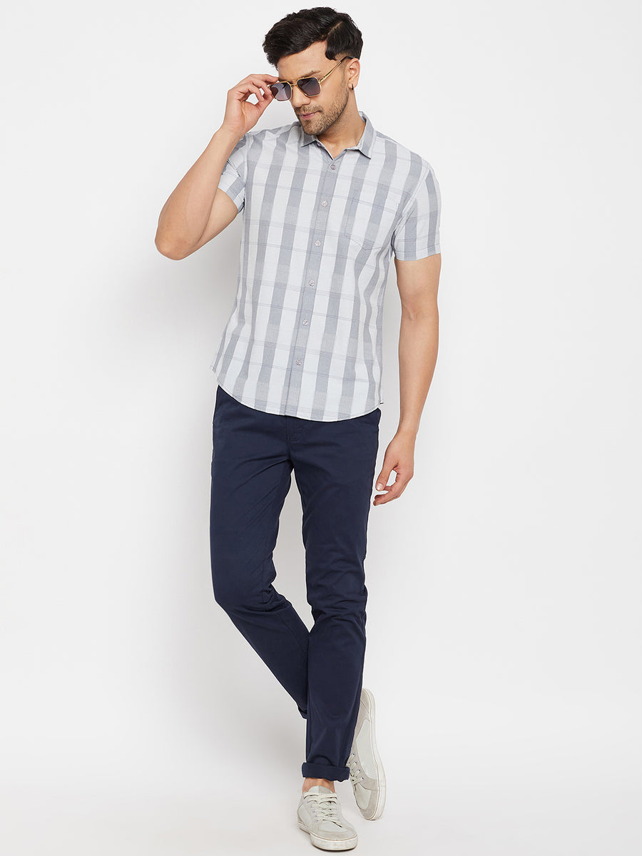 Camla Blue Shirts For Men