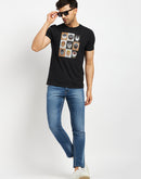 Camla Black T- Shirt For Men