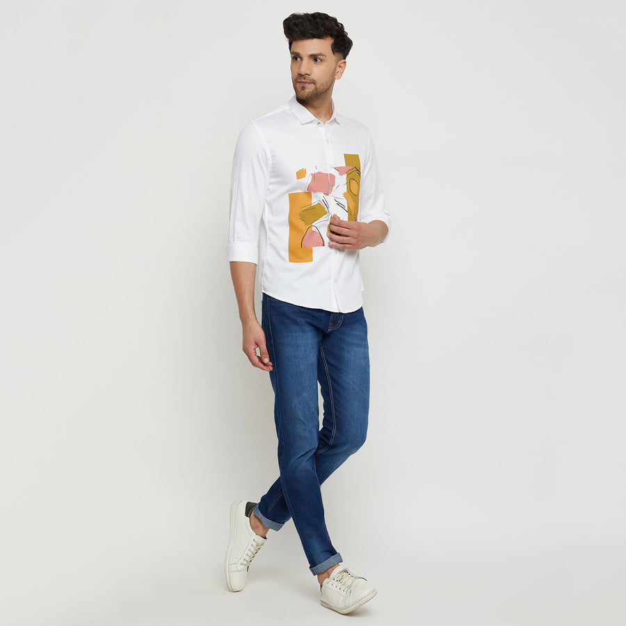 Camla White Shirt For Men