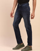 Camla Barcelona Solid Navy Dark Wash Cotton Denim