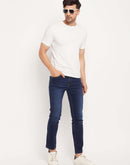 Camla Barcelona Navy Blue Regular Fit Jeans