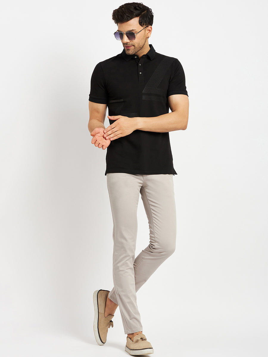 Camla Black T- Shirt For Men