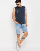 Camla Navy T- Shirt For Men