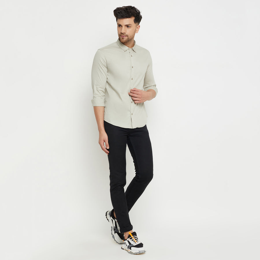 Camla Beige Shirt For Men
