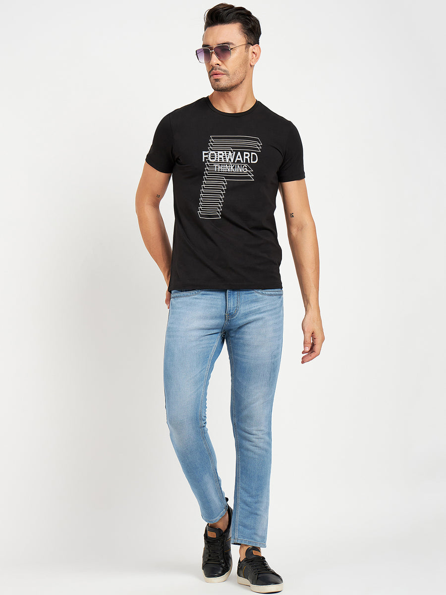 Camla Black T- Shirt For Men