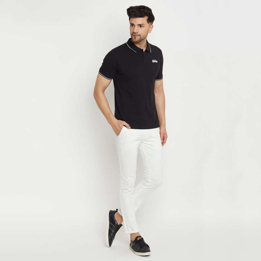 Camla Black T -Shirt For Men