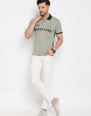 Camla Green T- Shirt For Men