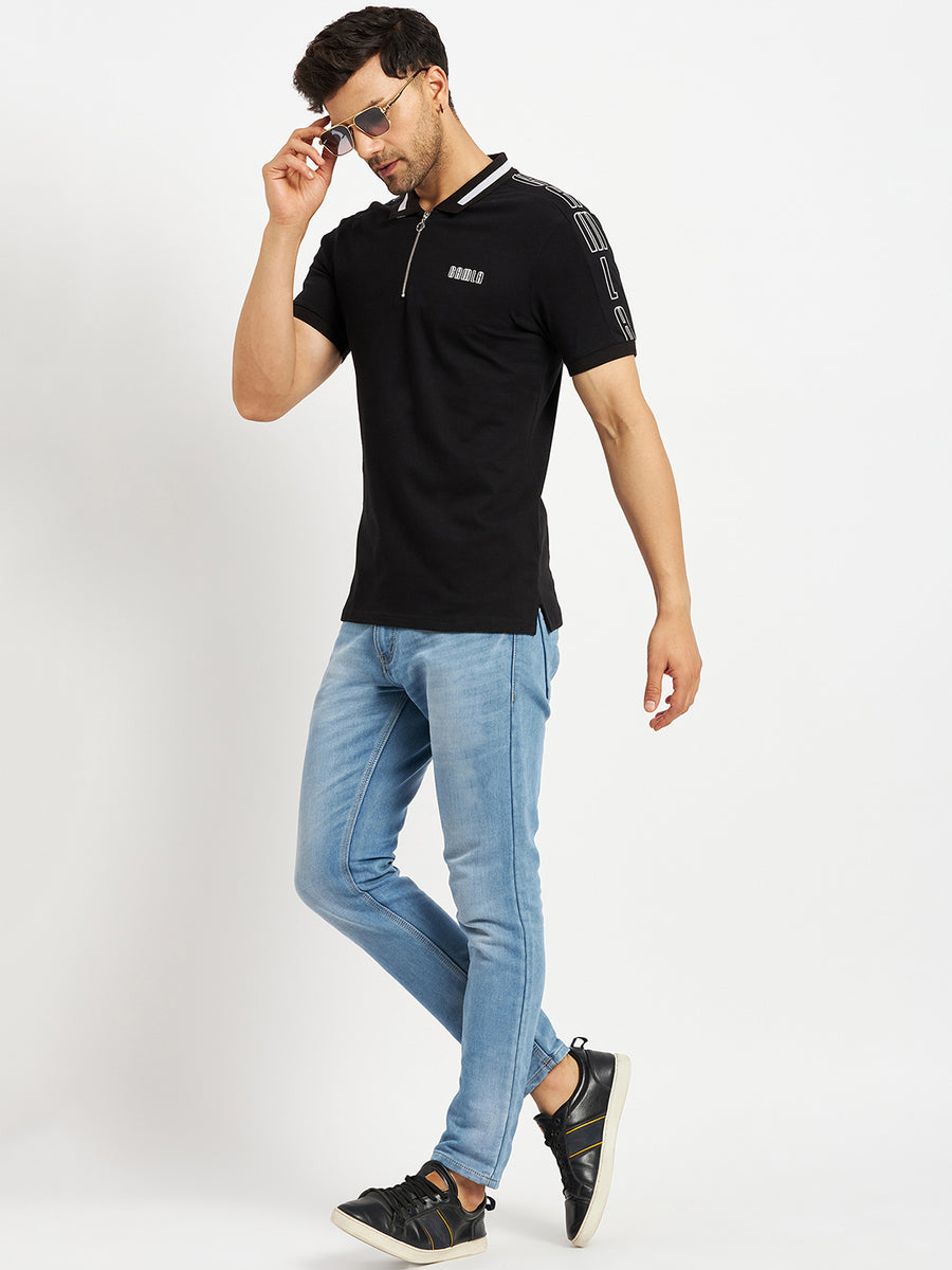 Camla Black T- Shirt For Men