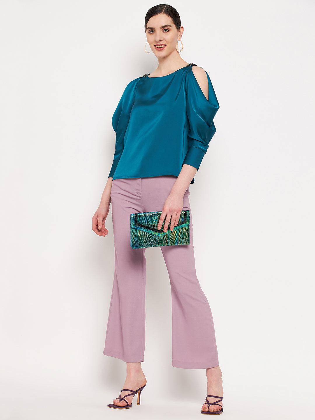 Camla Barcelona Marine Teal Top For Women