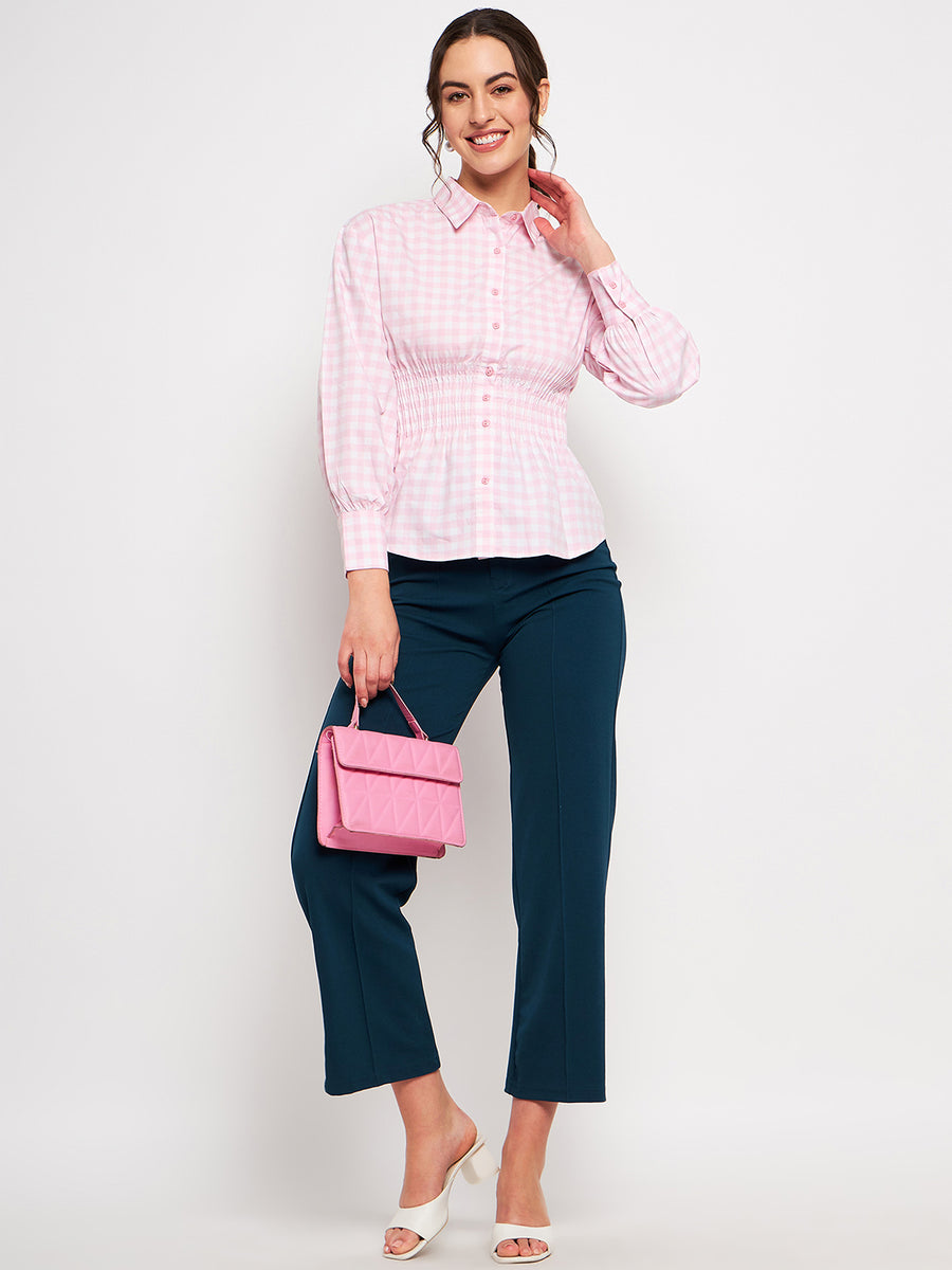 Camla Pink Shirt For Women