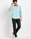 Camla Iceblue Shirts For Men