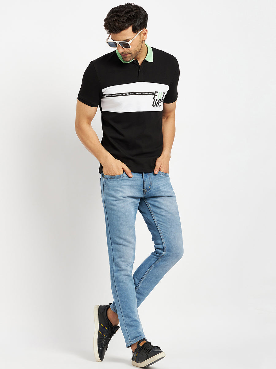 Camla Black T- Shirt For Men